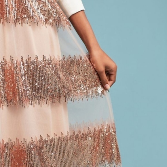 Revelry Maxi Tulle Skirt Anthropologie Eva Franco NWT Size 0 - Picture 3 of 6